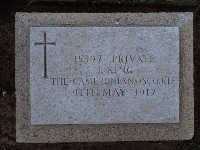 Sarigol Military Cemetery, Kriston - King, J